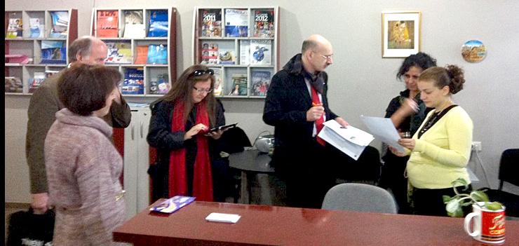 JILEP library experts visit a Georgian university law library