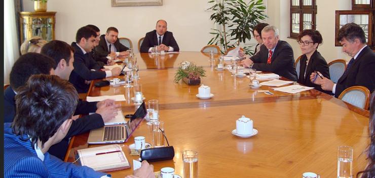 Government officials discuss experiences and ideas on citizen participation in governance with their counterparts at the Ministry of Foreign and European Affairs in Zagreb, Croatia